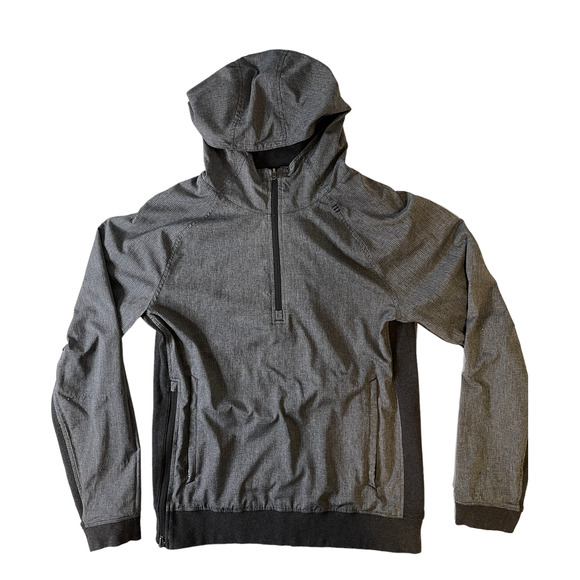 Lululemon Athletica Sundown To Sunup Mens Gray Pullover Jacket Size Medium - Picture 8 of 15